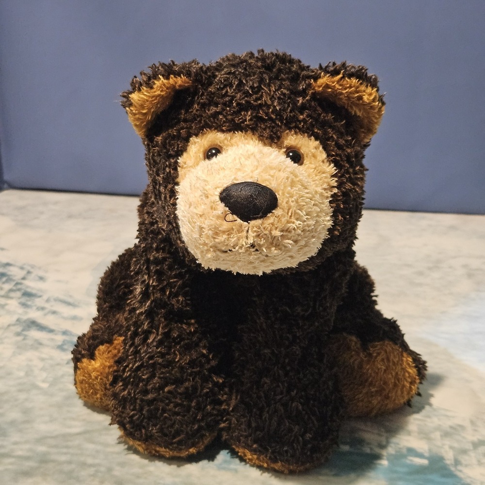 Mary Meyer 15" Floppy Brown Teddy Bear Plush Bean Bag Feet Stuffed Animal